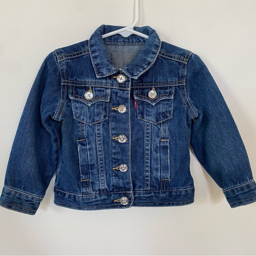 Levi’s Crystal Button Denim Jacket
